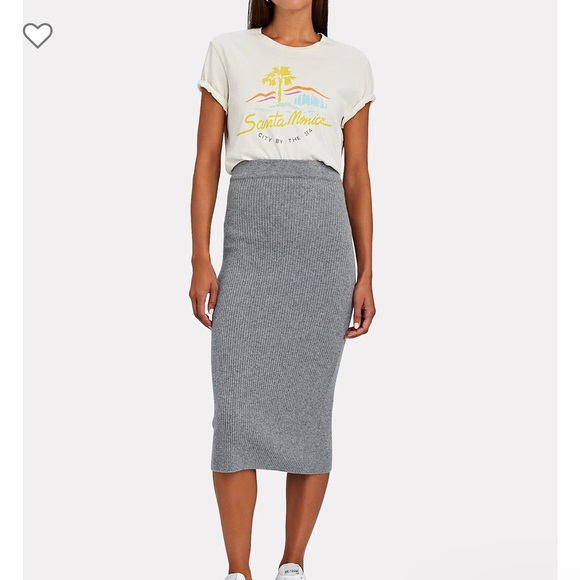 ANDAMANE
Eulalia Rib Knit Midi Skirt - Picture 1 of 5